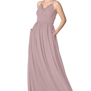 Azazie vintage Mauve Bridesmaid dress NWT